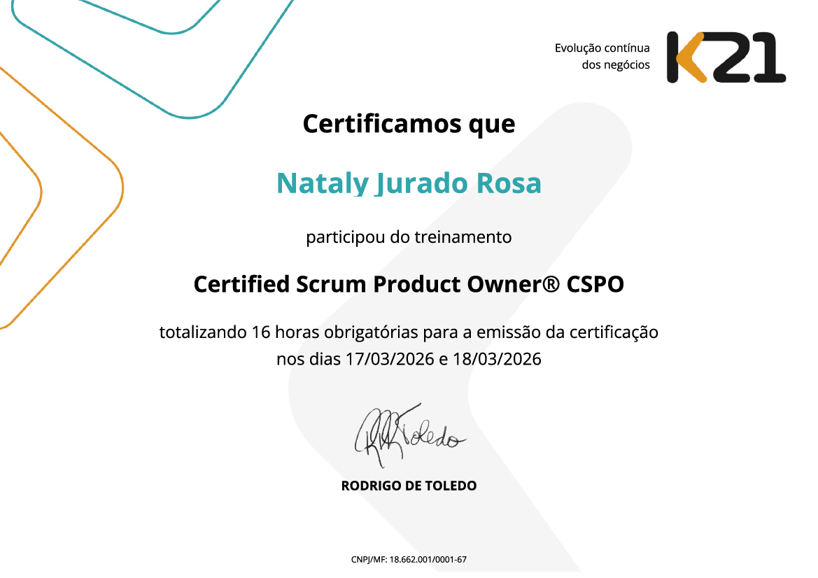 Certificado K21